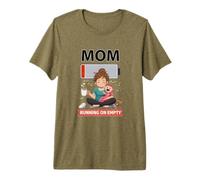 Mamá Corriendo En Vacío Divertido Agotado Madre Cita Camiseta Premium