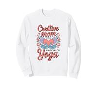 Mamá Creativa con pasión por la Vida Amante del Yoga Sudadera