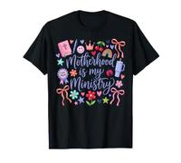 Mamá Cristiana Mamá La Maternidad Es Mi Ministerio Jesús Señor Dios Camiseta