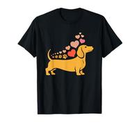 Mamá Dachshund Vino Doxie Y Amante Perro Salchicha Camiseta