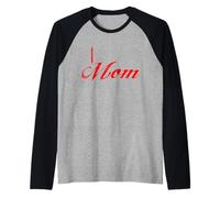 Mamá De 3 Niños Batería Baja Divertido Día De La Madre Camiseta Manga Raglan