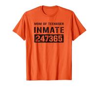 Mamá De Adolescente Padre Prisionero Recluso Disfraz De Halloween Camiseta