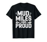 Mamá De Cross Country Mud Miles Orgullosa Running XC Muddy Camiseta