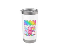 Mamá De Cumpleaños Niña Kawaii Dumpling Candy Cumpleaños Vaso térmico de acero inoxidable de doble pared