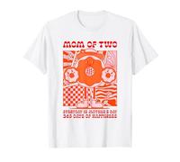 Mamá de Dos Hijos: Todos los días es el Día de la Madre (gráfico Retro) Camiseta