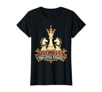 Mamá de Dos niños Una Reina Dos pequeños Caballeros ajedrez Camiseta