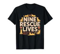 Mama De Gatos Rescatados Camiseta