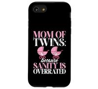 Mamá de gemelos porque la cordura está sobrevalorada Twin Mom Carcasa para iPhone SE (2020) / 7 / 8
