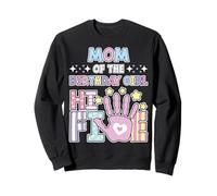 Mamá de la niña de cumpleaños Lindo Pastel 5 años niños Hola 5 Sudadera