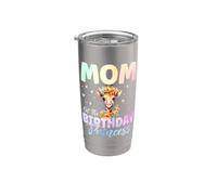 Mamá De La Princesa Del Cumple Vaso térmico de acero inoxidable de doble pared