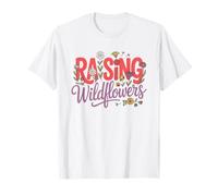 Mama De Ninas Criar Flores Silvestres Hijas Boho Espiritu Camiseta