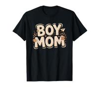 Mamá De Niños Criar Hijos Retro Vintage Insignia Camiseta