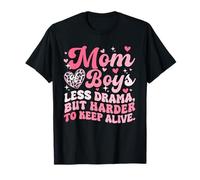 Mamá de niños: Menos Drama Pero más difícil: Viva el Día de la Madre Camiseta