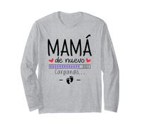 Mamá De Nuevo 2027 Anuncio De Embarazo Mamá por Segunda Vez Manga Larga