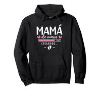 Mamá De Nuevo 2027 Anuncio De Embarazo Mamá por Segunda Vez Sudadera con Capucha
