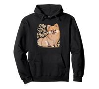 Mamá De Pomerania Perruna Sudadera con Capucha