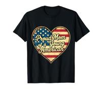 Mamá De Un Joven Patriótico Americano Día De La Madre Mamá Mamá Niños Camiseta