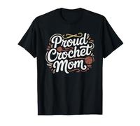 Mama del Crochet Orgullosa Madre Tejedora Camiseta