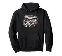 Mama del Crochet Orgullosa Madre Tejedora Sudadera con Capucha