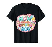 Mamá del Cumpleaños Niño Divertido Hijo B-Day Madre Mamá Mamá Lindo Camiseta