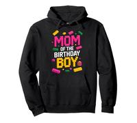 Mamá del Cumpleaños Niño Maestro Constructor Bloques De Ladrillo Sudadera con Capucha