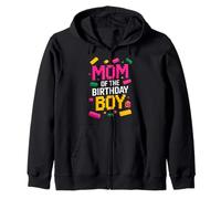 Mamá del Cumpleaños Niño Maestro Constructor Bloques De Ladrillo Sudadera con Capucha
