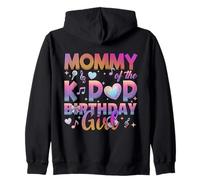 Mamá del K-Pop Cumpleaños Chica Pop Coreano Pop K Pop Sudadera con Capucha