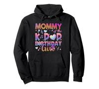 Mamá del K-Pop Cumpleaños Chica Pop Coreano Pop K Pop Sudadera con Capucha