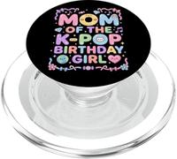 Mamá del K-Pop Cumpleaños Niña Kawaii Pastel Música Coreana PopSockets PopGrip para MagSafe