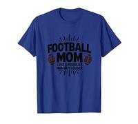 Mamá Divertida de fútbol: más Fuerte Que Las mamás Regulares Camiseta, Hombre, Azul Real, 3XL