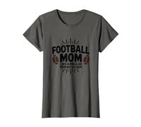 Mamá Divertida de fútbol: más Fuerte Que Las mamás Regulares Camiseta, Mujer, Asfalto, L
