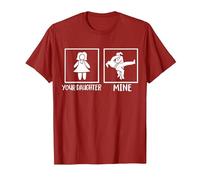 Mamá Divertida de una Chica Jiu Jitsu Camiseta, Hombre, Arándano, 3XL