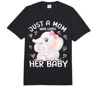 Mamá Elefante ama Solo a una Madre Que ama a su bebé Elefante Comfort Colors Adult Heavyweight T-Shirt