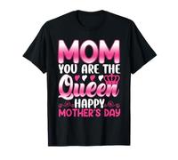 Mamá Eres la Reina Día de la Madre Mamá Mamá Madre Cita Camiseta