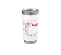Mamá es mi ángel guardián en el cielo, el ángel femenino del Día de los Caídos Vaso térmico de acero inoxidable de doble pared