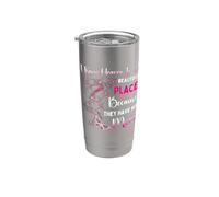 Mamá es mi ángel guardián en el cielo, el ángel femenino del Día de los Caídos Vaso térmico de acero inoxidable de doble pared