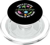 Mamá es mi nombre Desinfectar superficies es mi juego PopSockets PopGrip para MagSafe