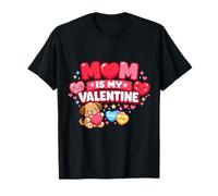 Mamá es mi San Valentín Linda Familia Amor Cita Camiseta