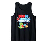 Mamá es mi San Valentín Linda Familia Amor Cita Camiseta sin Mangas