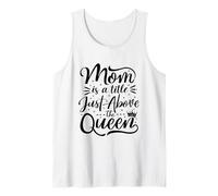 Mamá es un título Justo por Encima de la Reina Mejor mamá Día de la Madre Camiseta sin Mangas