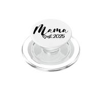 Mama EST. 2025 Día de la Madre Mamá Anuncio de Embarazo PopSockets PopGrip para MagSafe