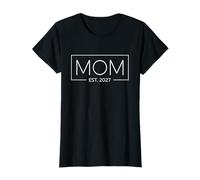 Mamá EST. 2027 Esperar bebé 2027 Madre 2027 Nueva mamá 2027 Camiseta