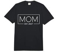 Mamá EST. 2027 Esperar bebé 2027 Madre 2027 Nueva mamá 2027 Comfort Colors Adult Heavyweight T-Shirt