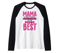 Mamá estresada, todavía Conoce a la Mejor Madre Divertida Camiseta Manga Raglan