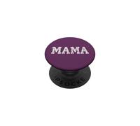 Mama Floral Patchwork Style Lettering Cute Vintage Mom PopSockets PopGrip Adhesivo