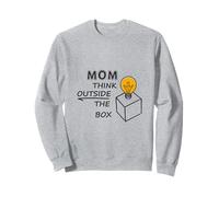 Mamá fuera de caja pensador creativo Supermom Pensamiento creativo Sudadera