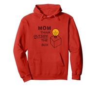 Mamá fuera de caja pensador creativo Supermom Pensamiento creativo Sudadera con Capucha
