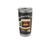 Mamá Gemela Dos Bollos En El Horno Embarazo Gemelo Vaso térmico de acero inoxidable de doble pared