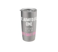 Mamá gemela que apuntamos a una pero tenemos dos baby shower Vaso térmico de acero inoxidable de doble pared