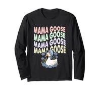 Mama Goose Colores Pastel Con Flores Manga Larga